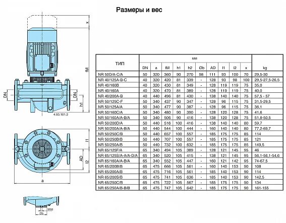 Порядок сборки насоса inm 40 125 130 Циркуляционный насос Calpeda NR 65/160B/A: купить в Москве, цена в каталоге "Рут