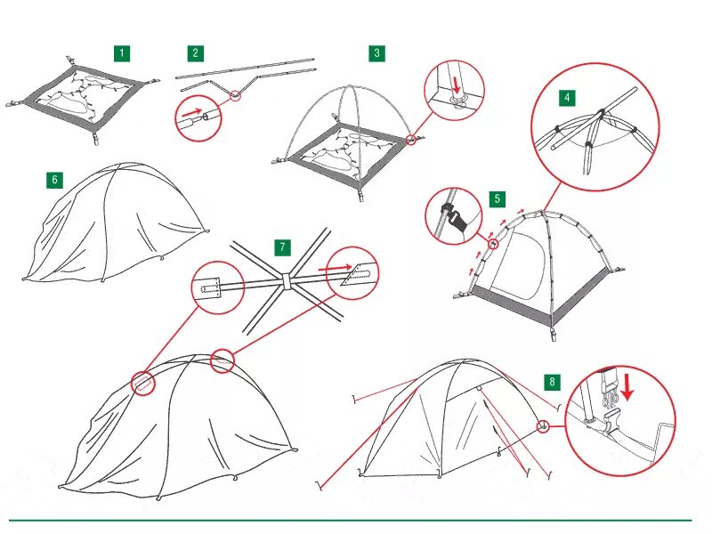 Порядок сборки палатки Палатка Alexika Rondo 3 Plus - купить в интернет-магазине Походники.Ру!