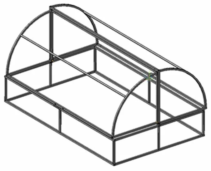 Порядок сборки парника хлебница с грядкой Парник хлебница 2м оцинкованный, 200х125х97,5 см (только каркас - купить в интер