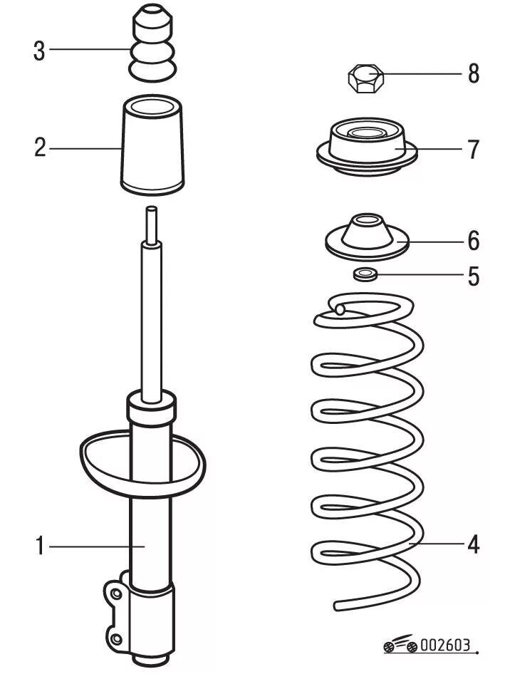 Порядок сборки передней стойки Пружины OBK - Nissan Skyline (V35), 3,5 л, 2003 года запчасти DRIVE2