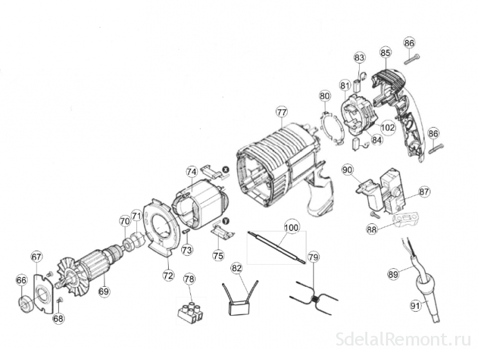 Порядок сборки перфоратора интерскол 26 How to dismantle hammers Interskol different models