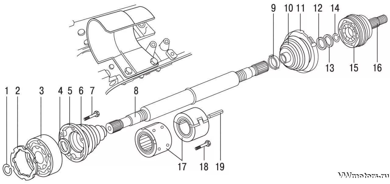 Порядок сборки привода Помощь по КПП, можно ли? - Volkswagen Passat Variant (B3), 1,8 л, 1992 года свои