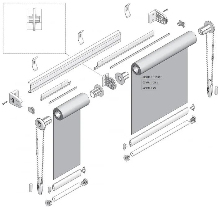 Порядок сборки рулонных штор Установка рулонных штор - CormanStroy.ru