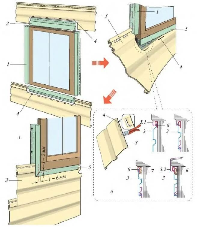 Порядок сборки сайдинга Отделывание оконного проема сайдингом своими руками: Инструменты и монтаж