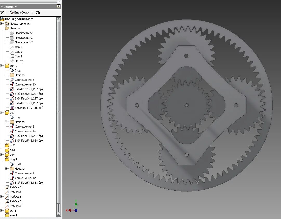 Порядок сборки шестеренок Re: Шестерни, сборки. - Autodesk Community