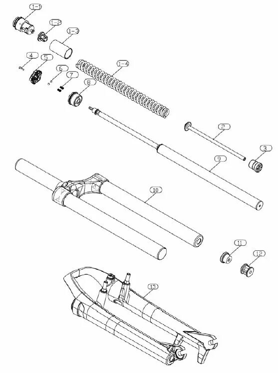 Порядок сборки вилки велосипеда Fork and Shock Service Information Mountain Bike Reviews Forum