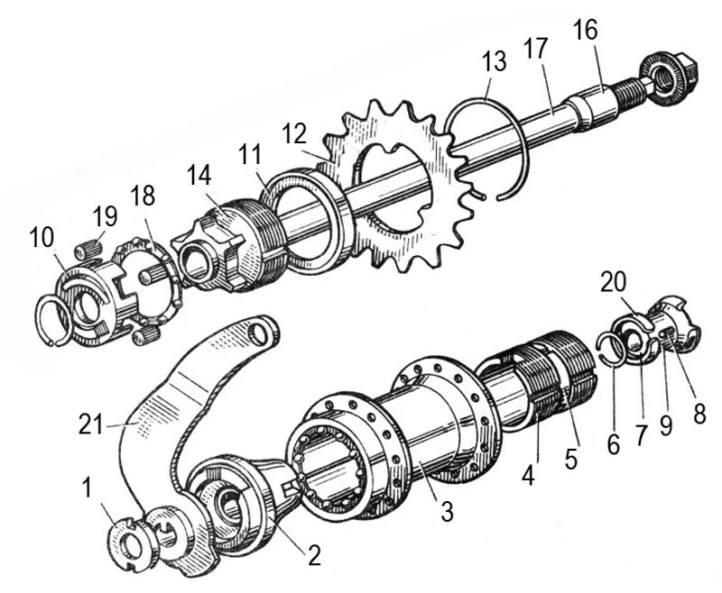 Порядок сборки задней втулки велосипеда Файл:Fus torpedo (2).jpg - Вікіпедія