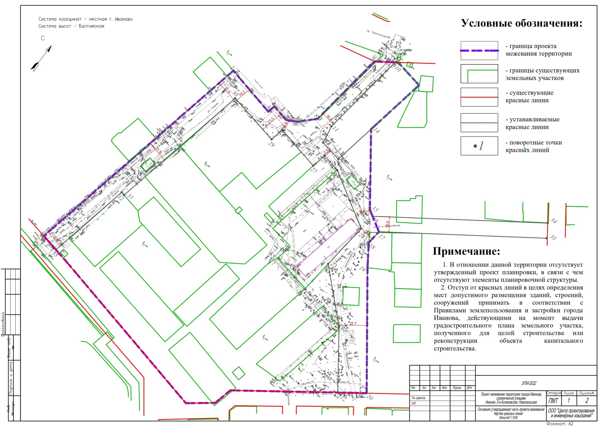 Порядок утверждения проекта планировки территорий Проект документации по планировке территории (проект межевания территории) город