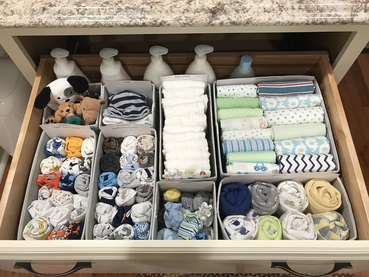 Порядок в шкафу идеи фото Baby top drawer organized Organizzare la camera dei bambini, Cose per bambini, I