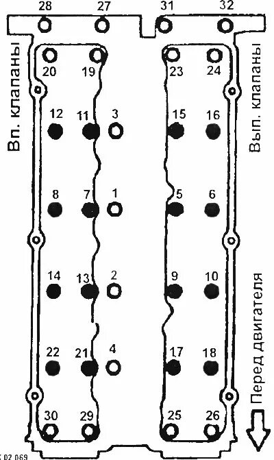 Порядок затяжки 4g18 Camshafts - removal and installation (4G93 DOHC, 16 valves) (Mitsubishi Colt 4 a