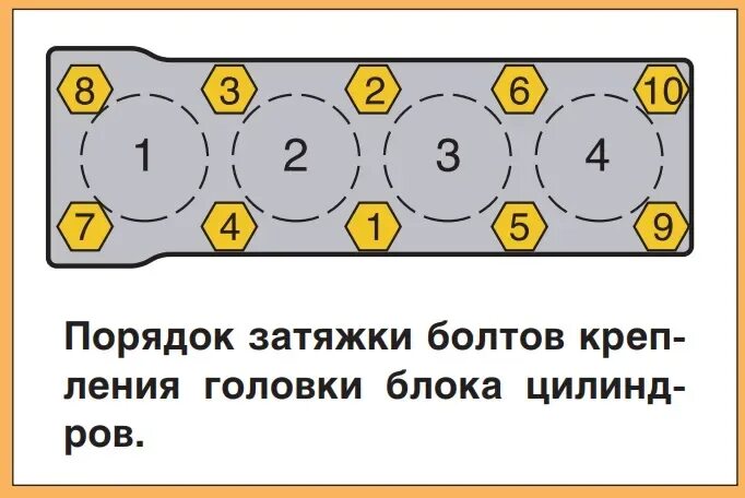 Порядок затяжки болтов 406 двигатель Момент затяжки Газель: ГБЦ, хвостовика, колес, редуктора