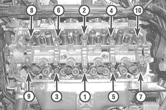 Порядок затяжки болтов гбц b20b хонда Ремонт Хонда Аккорд : Снятие и установка головки цилиндров Honda Accord