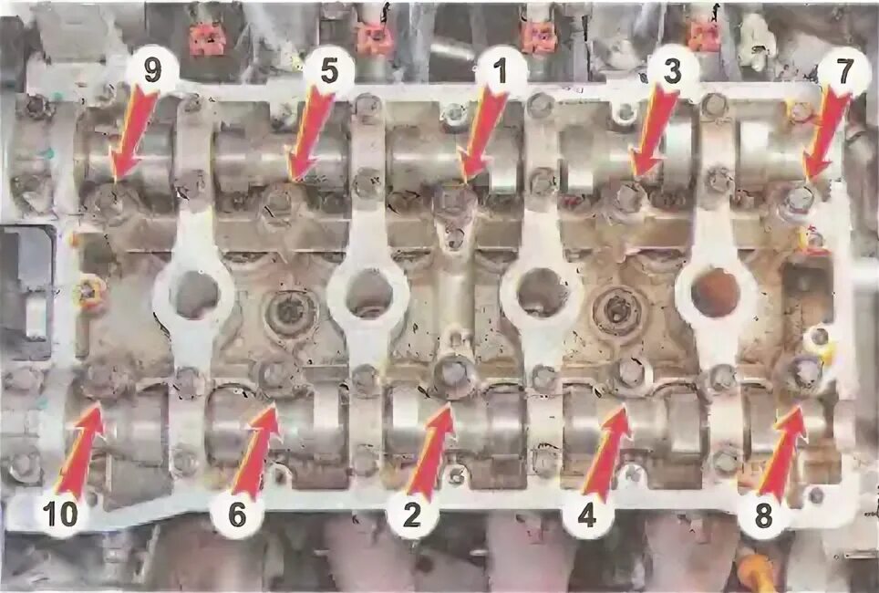 Порядок затяжки болтов гбц лачетти Ремонт двигателя F16D3. Часть 2 - Chevrolet Cruze (1G), 1,6 л, 2010 года своими 