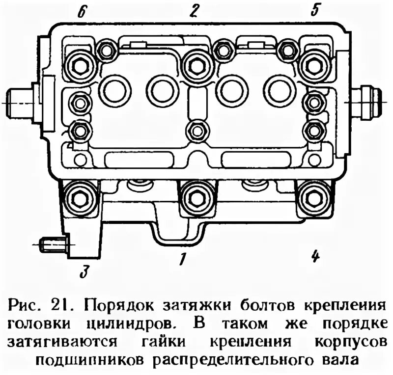 Порядок затяжки болтов гбц ока Снятие и установка головки цилиндров ВАЗ-1111 Ока