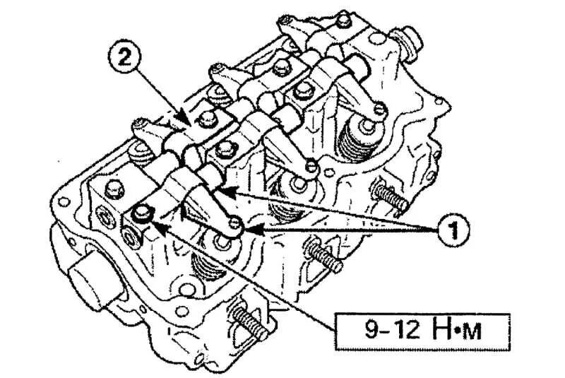 Порядок затяжки болтов головки блока дэу матиз Ремонт Дэу Матиз : Ремонт головки блока цилиндров Daewoo Matiz