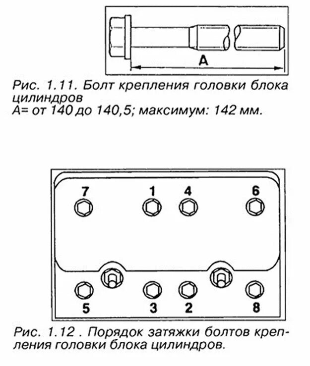 Порядок затяжки болтов головки камаз Какой порядок затяжки болтов ГБЦ одного цилиндра МАН Ф 2000? - 1 ответ