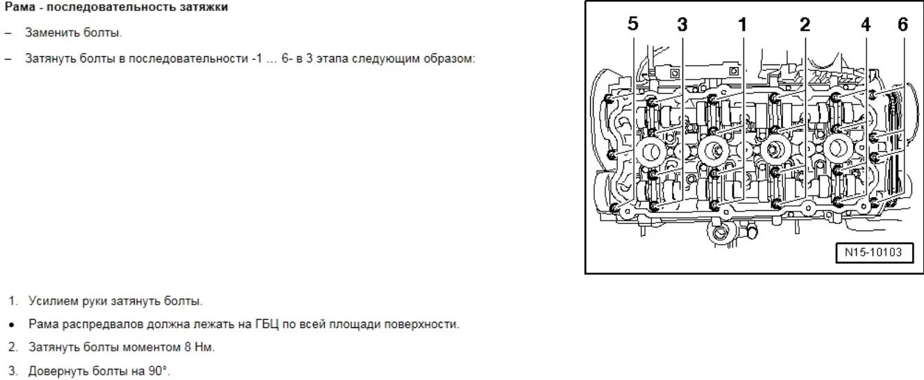 Порядок затяжки болтов грм Замена Грм маслосъёмных колпачков и цепочки распредвалов.Часть 2 - DRIVE2