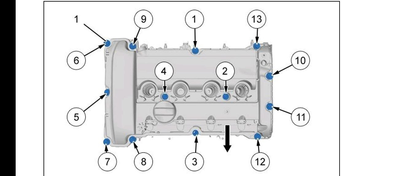 Порядок затяжки болтов клапанной крышки опель астра Постучись в мою дверь или устранение стука гидрика - Citroen C5 (2G), 1,6 л, 201