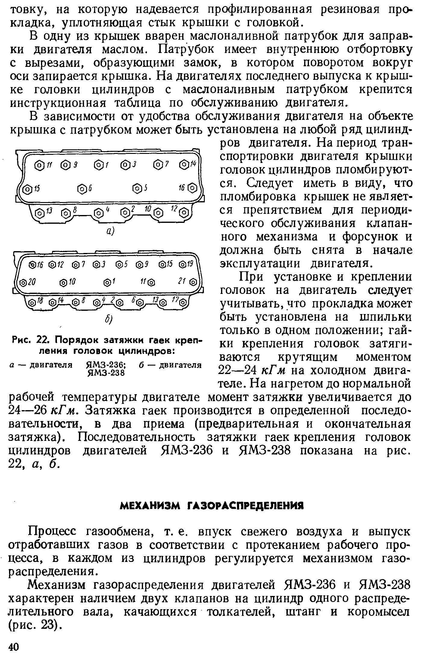 Картинки МОМЕНТЫ ЗАТЯЖКИ ЯМЗ