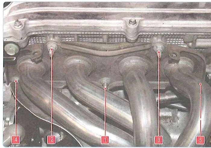 Порядок затяжки гаек выпускного коллектора Toyota Camry (2005+). СНЯТИЕ, УСТАНОВКА КАТКОЛЛЕКТОРА ДВИГАТЕЛЯ 2AZ-FE И ЗАМЕНА 