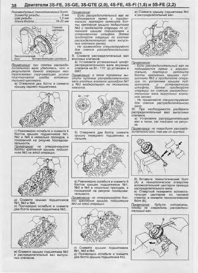 Порядок затяжки гбц 3s fe двигатель 21. Замена прокладки ГБЦ и прочих расходников, снимаемых в процессе (Часть 2) - 