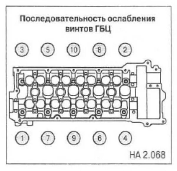Порядок затяжки гбц акцент 16 Меняем маслосъемные колпачки во дворе - 3 - снимаем головку цилиндра - Hyundai A