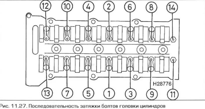 Порядок затяжки гбц бмв n 20 Галоўка цыліндраў - зняцце і ўстаноўка (БМВ 3 серыя E46 1998-2006, бензін: Сілав