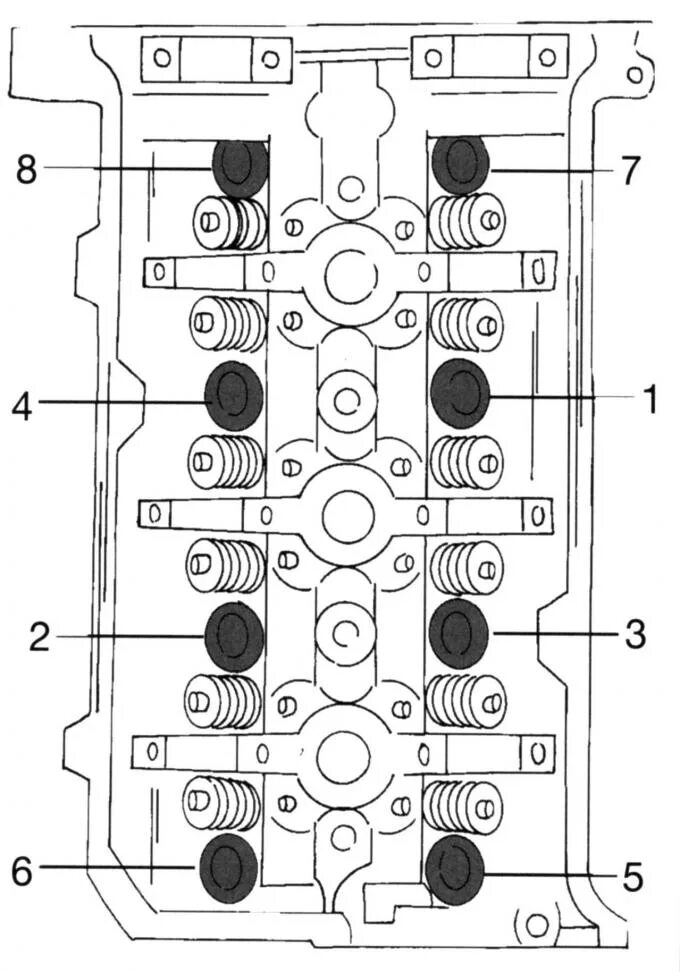 Порядок затяжки гбц форд 2 экобуст Engine assembly (Power unit / Duratec VE / Ford Mondeo 2 1997-2000)