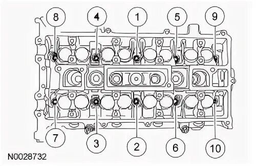 Порядок затяжки гбц форд 2 экобуст Ford Focus Service Manual :: Cylinder Head - Engine - 2.0L - in Vehicle Repair :