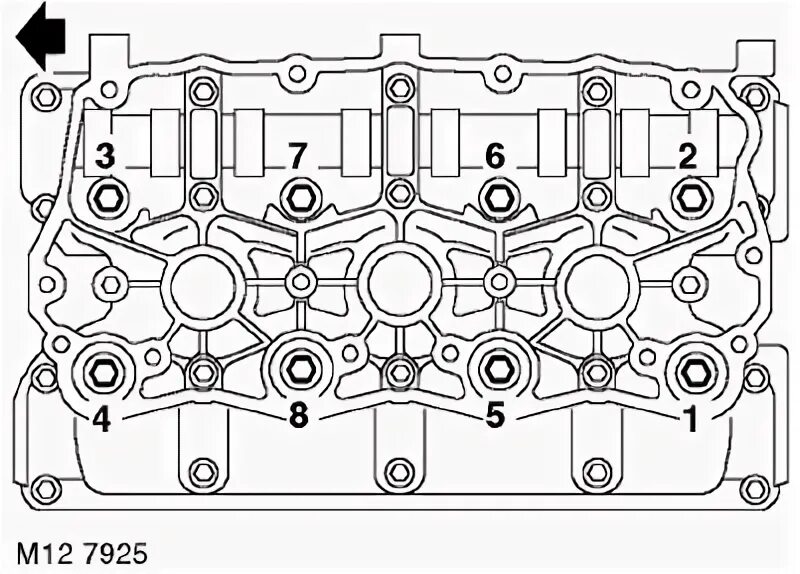 Порядок затяжки гбц фрилендер 2 дизель 2.2 KV6 petrol engine: Laying of the left head of cylinders (Freelander 1, 1997-2006