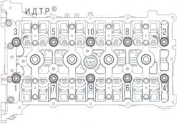 Моменты затяжки Geely MK (Cross): ГБЦ с порядком протяжки, распредвала, коленвал