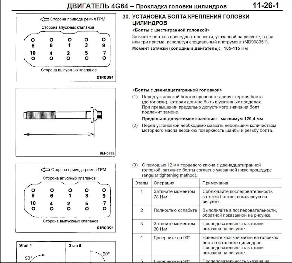 Порядок затяжки гбц ховер 2.4 бензин Опять прокладка гбц ховер н3 ☹ ️☹ ️☹ ️для новичков - Great Wall Hover, 2 л, 2014 го