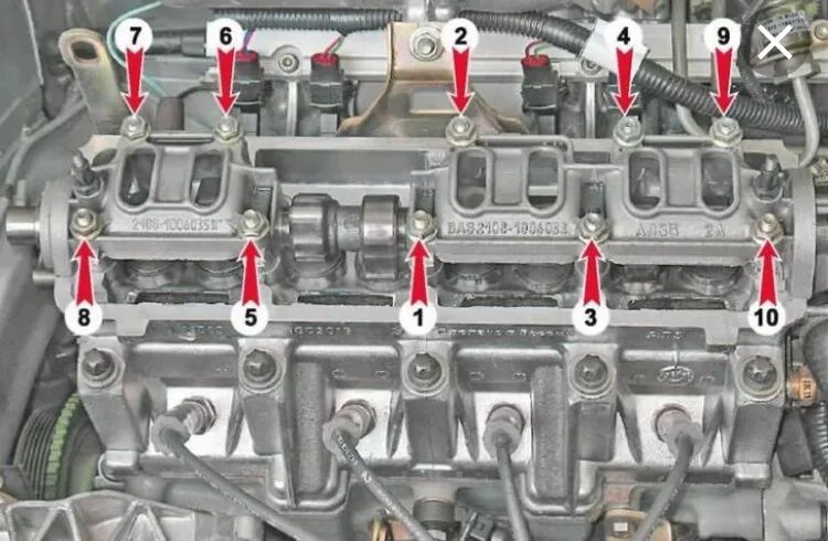 Порядок затяжки гбц калина 8 Ох эта гранта - DRIVE2