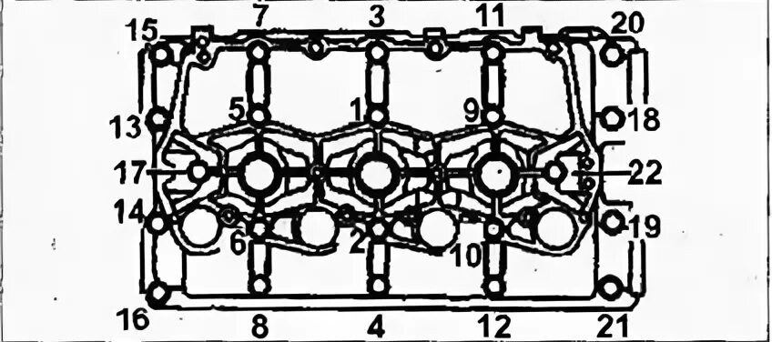 Порядок затяжки гбц киа спектра 1.6 Руководство Kia Carnival 1999 - страница 37