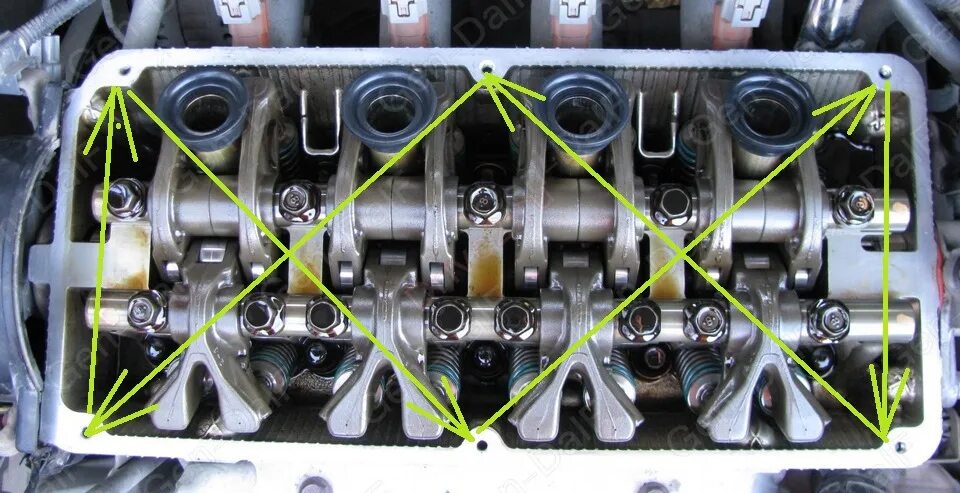 Порядок затяжки гбц лансер 9 1.6 4g18 ПРОКЛАДКИ И КОЛЬЦА КЛАПАННОЙ КРЫШКИ ЛАНСЕР 9 - DRIVE2