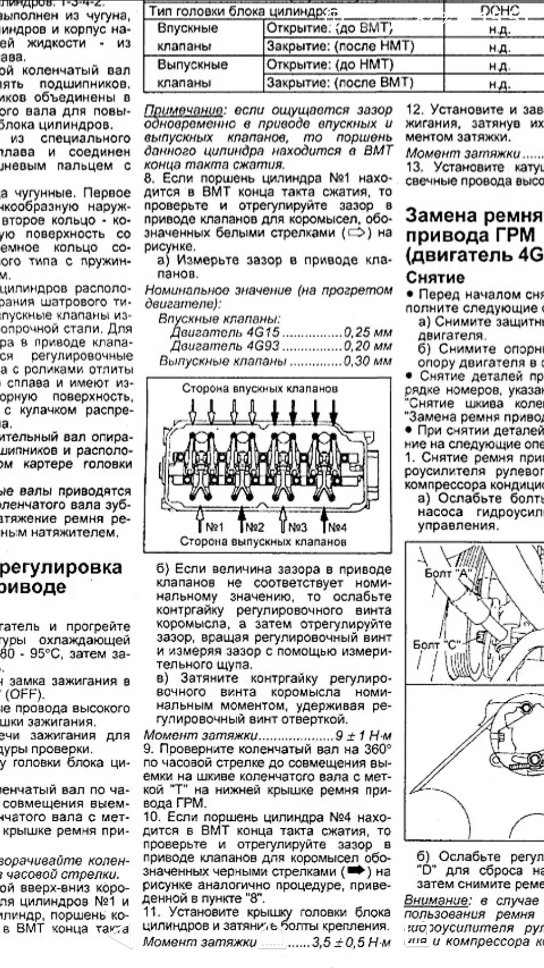 Порядок затяжки гбц лансер 9 1.6 4g18 90. ЖТ - готово - Mitsubishi Lancer IX, 1,6 л, 2006 года обкатка DRIVE2