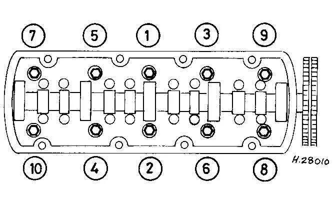 Порядок затяжки гбц м51 Ремонт БМВ 3 : Головка цилиндров BMW 3 (E30)