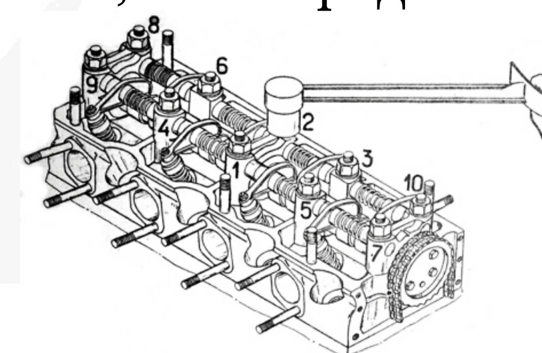 Порядок затяжки гбц москвич 412 схема Затягиваем головку - DRIVE2