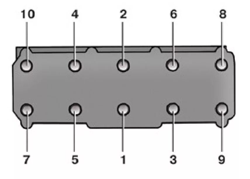 Removing the cylinder head of the VAZ-2123 engine