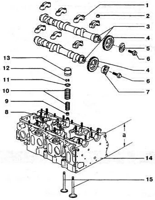 Порядок затяжки гбц пассат б3 1.8 Volkswagen Passat 1988-1996: Main technical data of the engine "AAA" (16-valve e