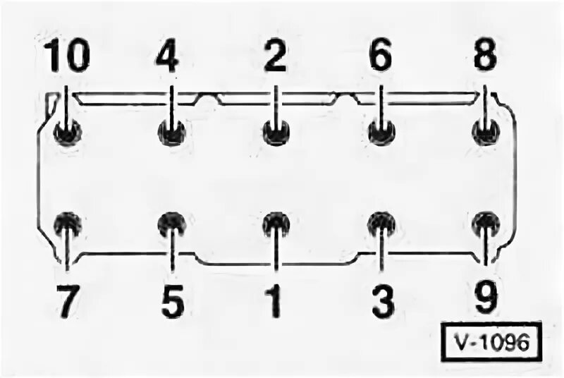 Порядок затяжки гбц пассат б3 1.8 моно Volkswagen Polo 2001-2009: Cylinder head (SDI engine) (Power unit / Engine repai