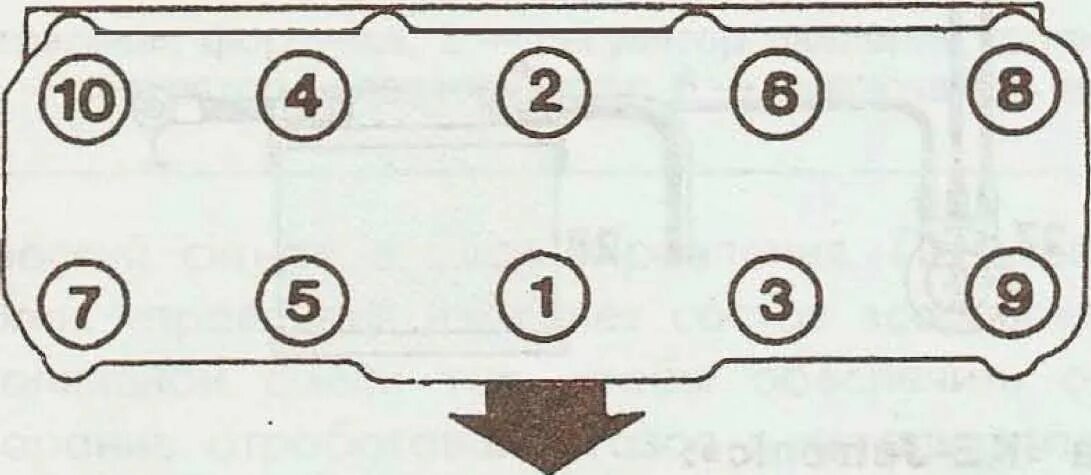 Порядок затяжки гбц пассат б5 1.6 Руководства по ремонту: Снятие головки блока цилиндров