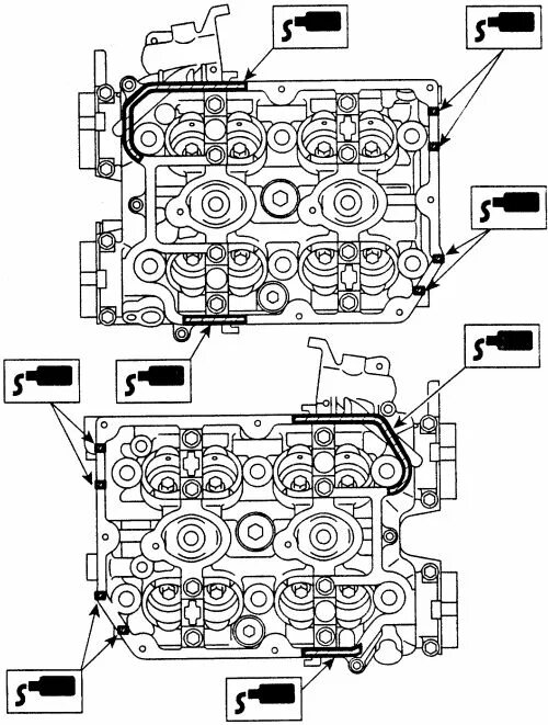 Порядок затяжки гбц субару Valve Cover Gasket replacement Subaru WRX: - Page 2 of 2 - Subaru Idiots Valve c