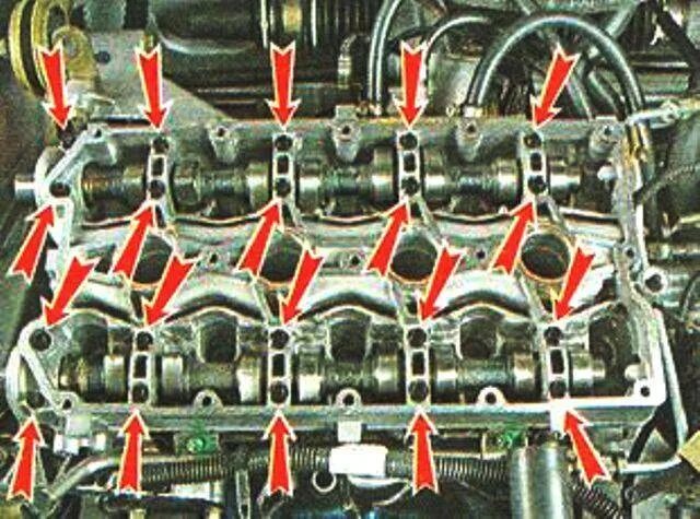 Момент затяжки постели распредвалов ВАЗ-2112 16 клапанов: порядок