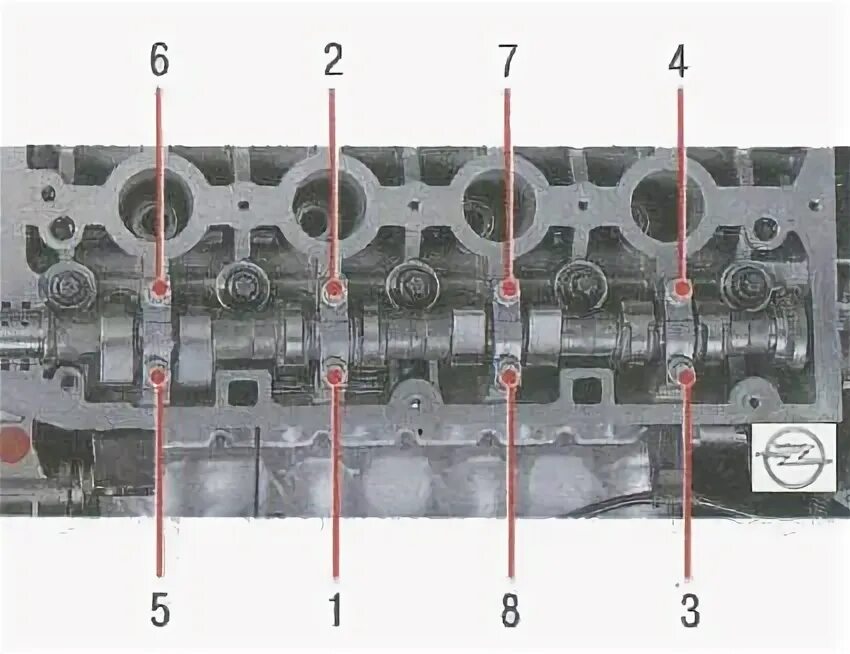 Порядок затяжки гбц z18xer Замена МСК и ГРМ своими руками - Opel Vectra C, 1,8 л, 2007 года своими руками D