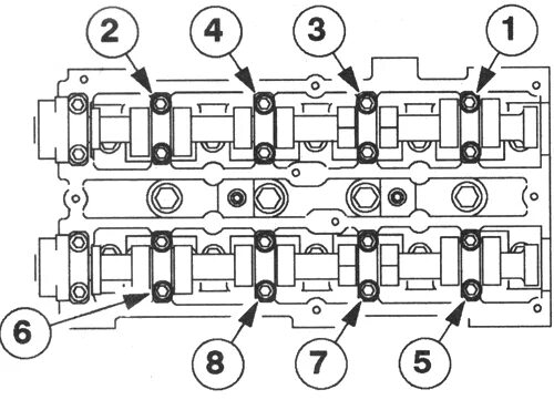 Порядок затяжки головки форд фокус 2 Ford Focus. Снятие и разборка двигателя