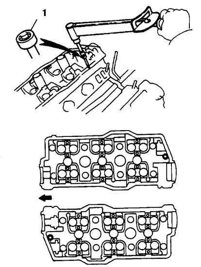 Порядок затяжки головки тойота Ремонт Тойота 4 раннер : Головки цилиндров Toyota 4runner