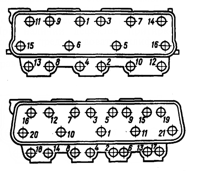 Порядок затяжки головки ямз 236 схема Все о прокладках ГБЦ МАЗ и ГБЦ ЯМЗ