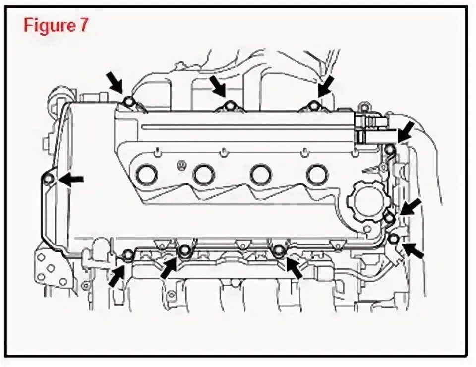 Порядок затяжки клапанной крышки 4zz fe Ищем лифты - Toyota Celica (230), 1,8 л, 2005 года своими руками DRIVE2