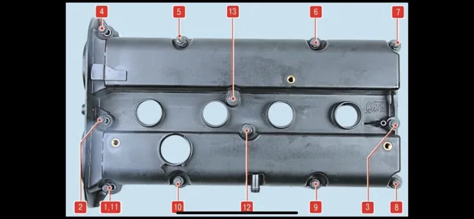 Порядок затяжки клапанной крышки опель астра 1.6 Мойка дросселя форсунок и трубка обратки антифриза - Ford Fiesta (Mk V), 1,6 л, 